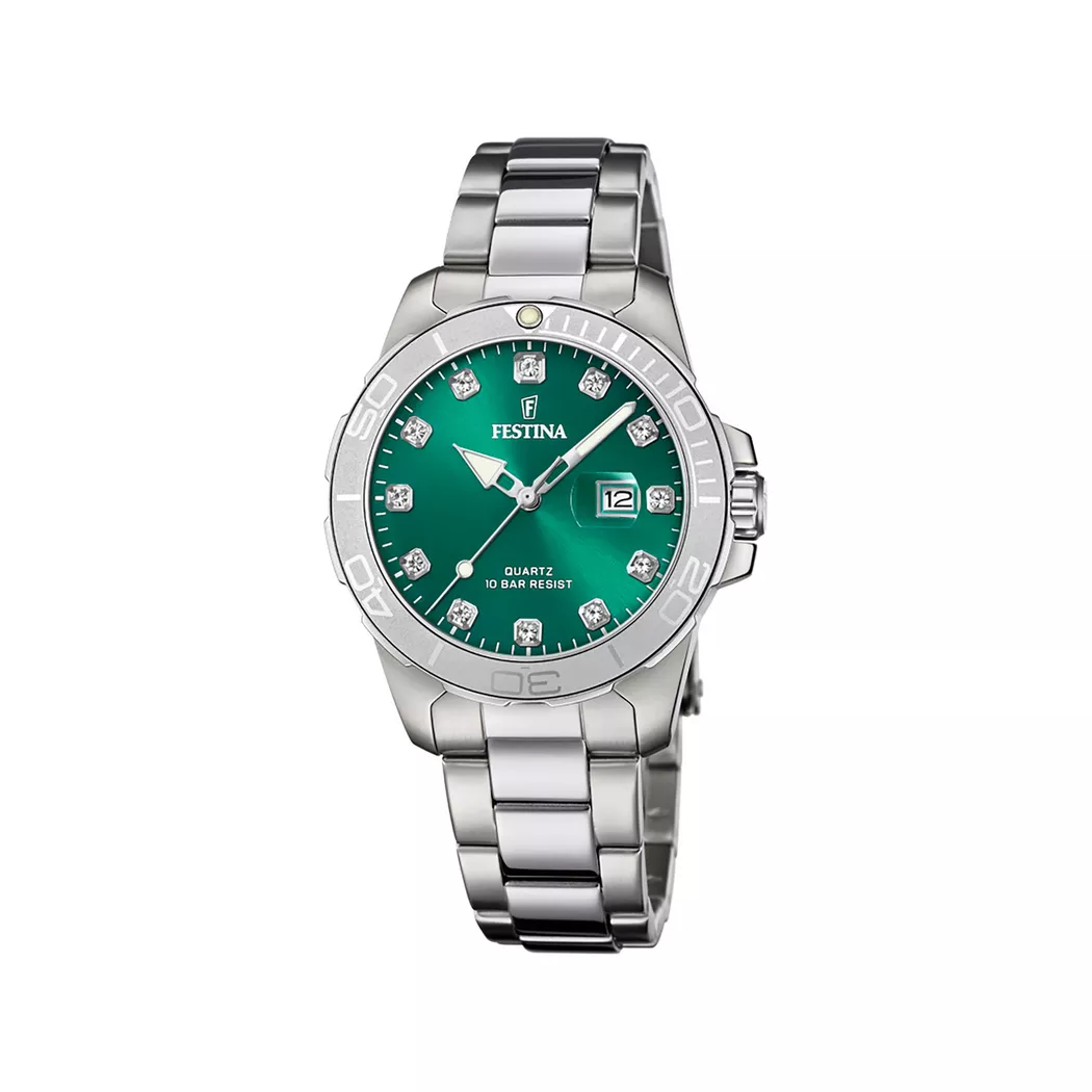 Festina - Analoguhr, Boyfriend Collection, 34mm, Silber