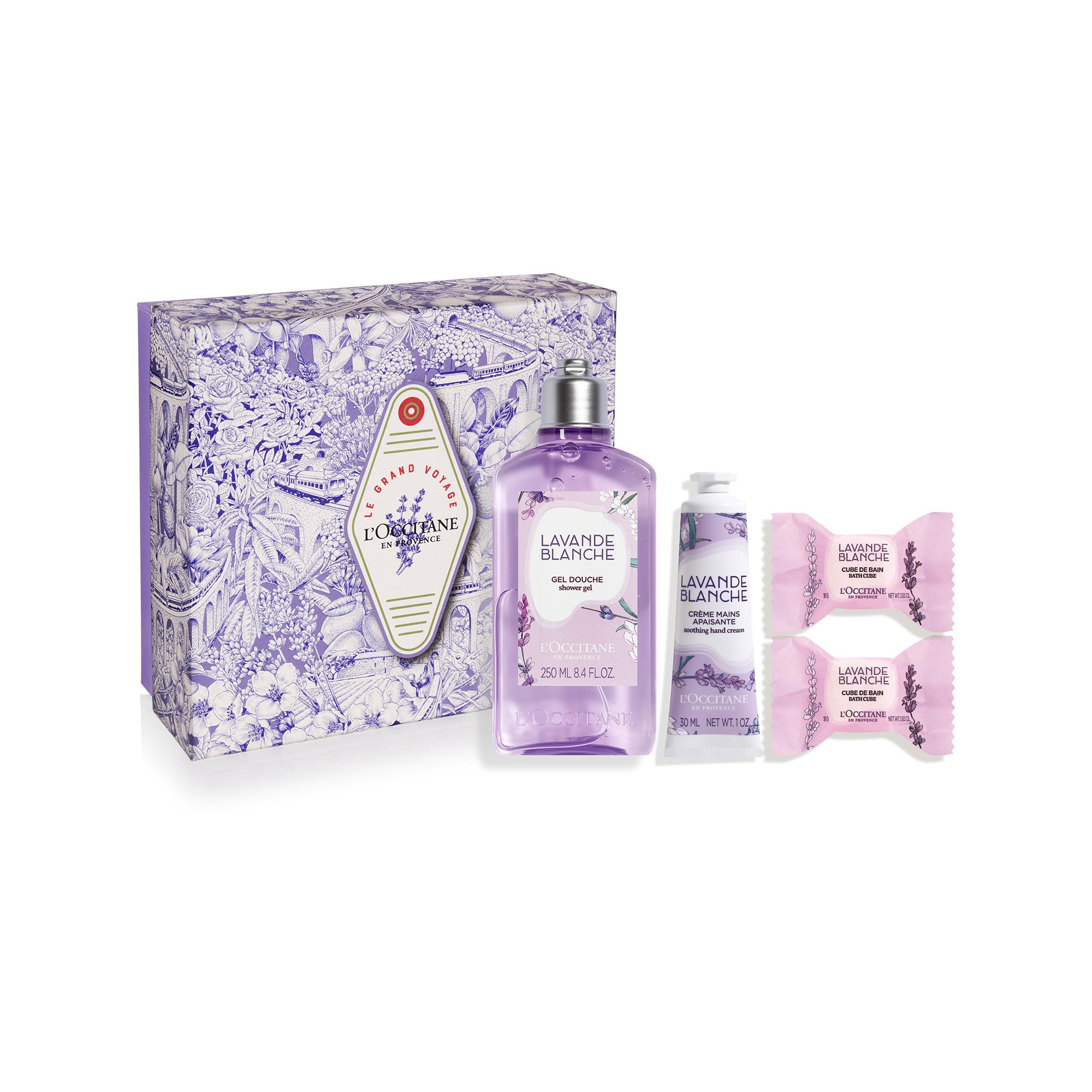 L'OCCITANE Xmas 2024 Coffret Bain Lavande Blanche 