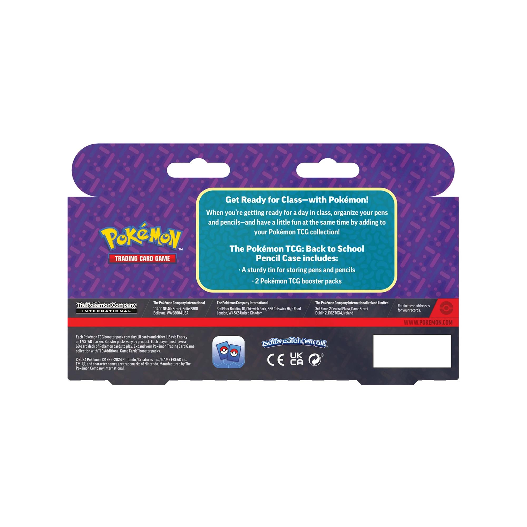 Pokémon  Back to School Pencil Tin Summer 2024, inglese 