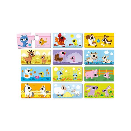 Janod  Puzzle Animali, 24 pezzi 