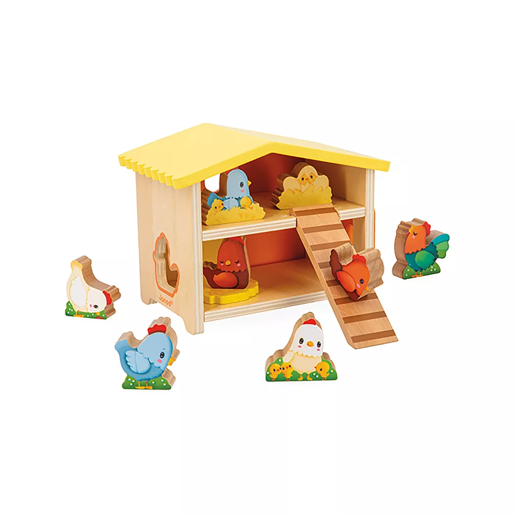Janod - Ferme Mon Premier Poulailler, Multicolor
