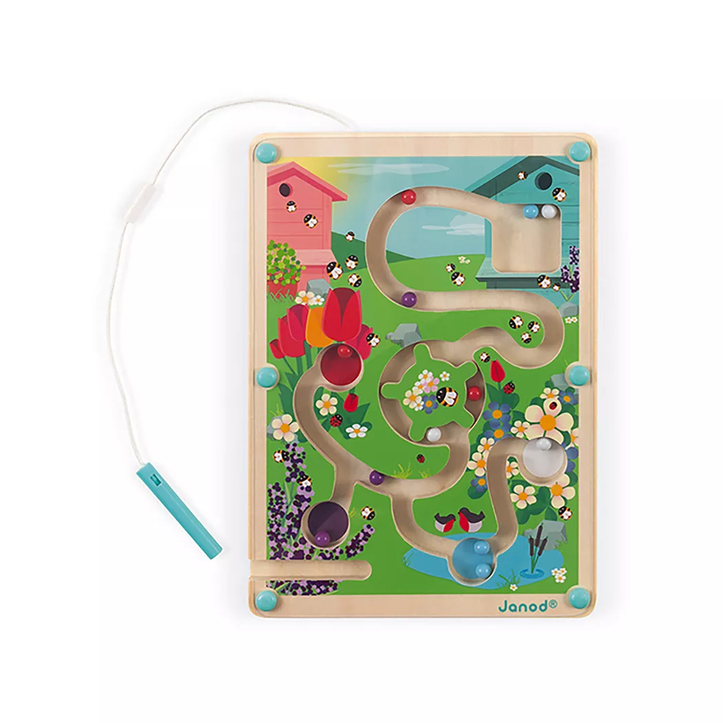 Janod - Labyrinth Bienenstock magnetisch, Multicolor