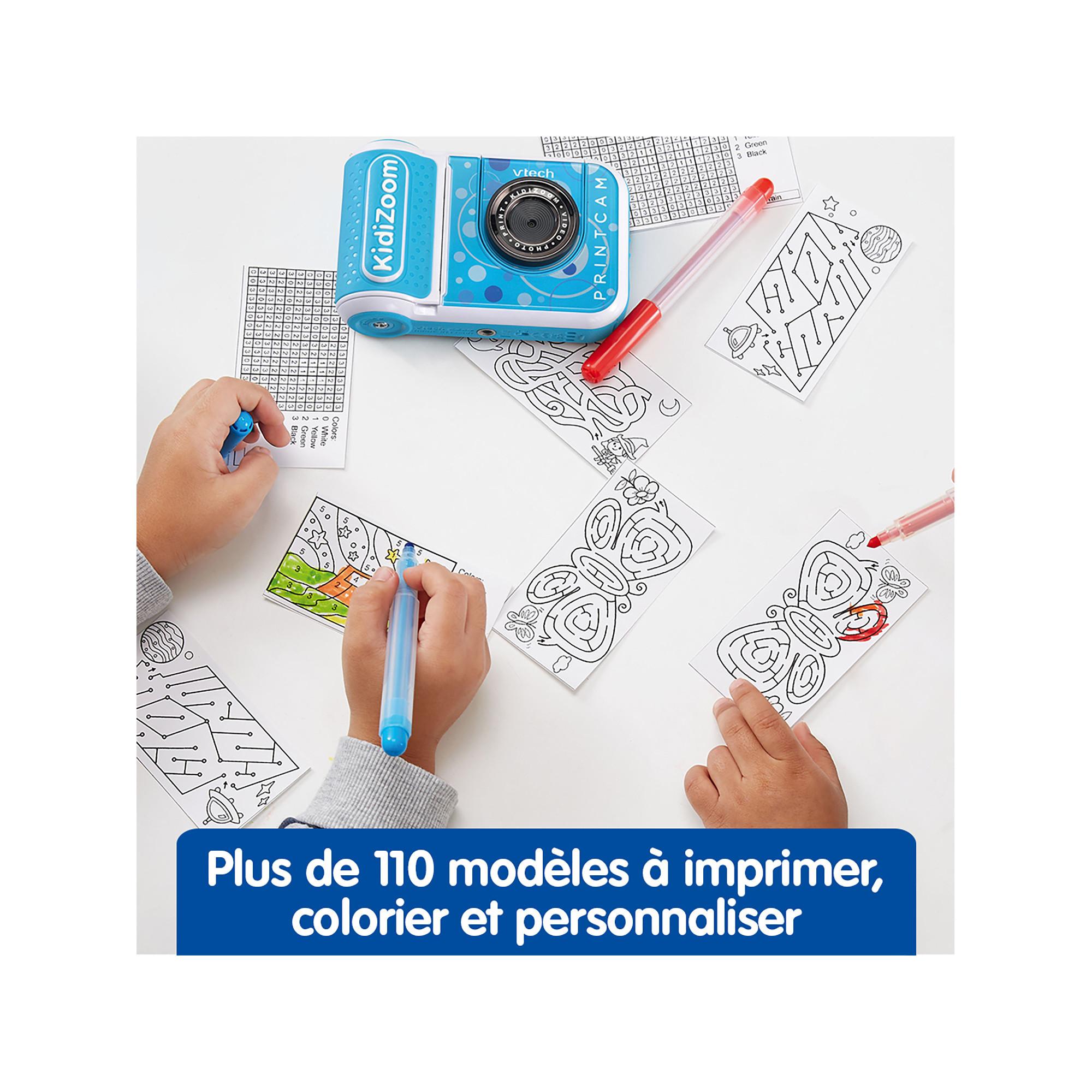 vtech  Kidizoom Print Cam bleu, français 