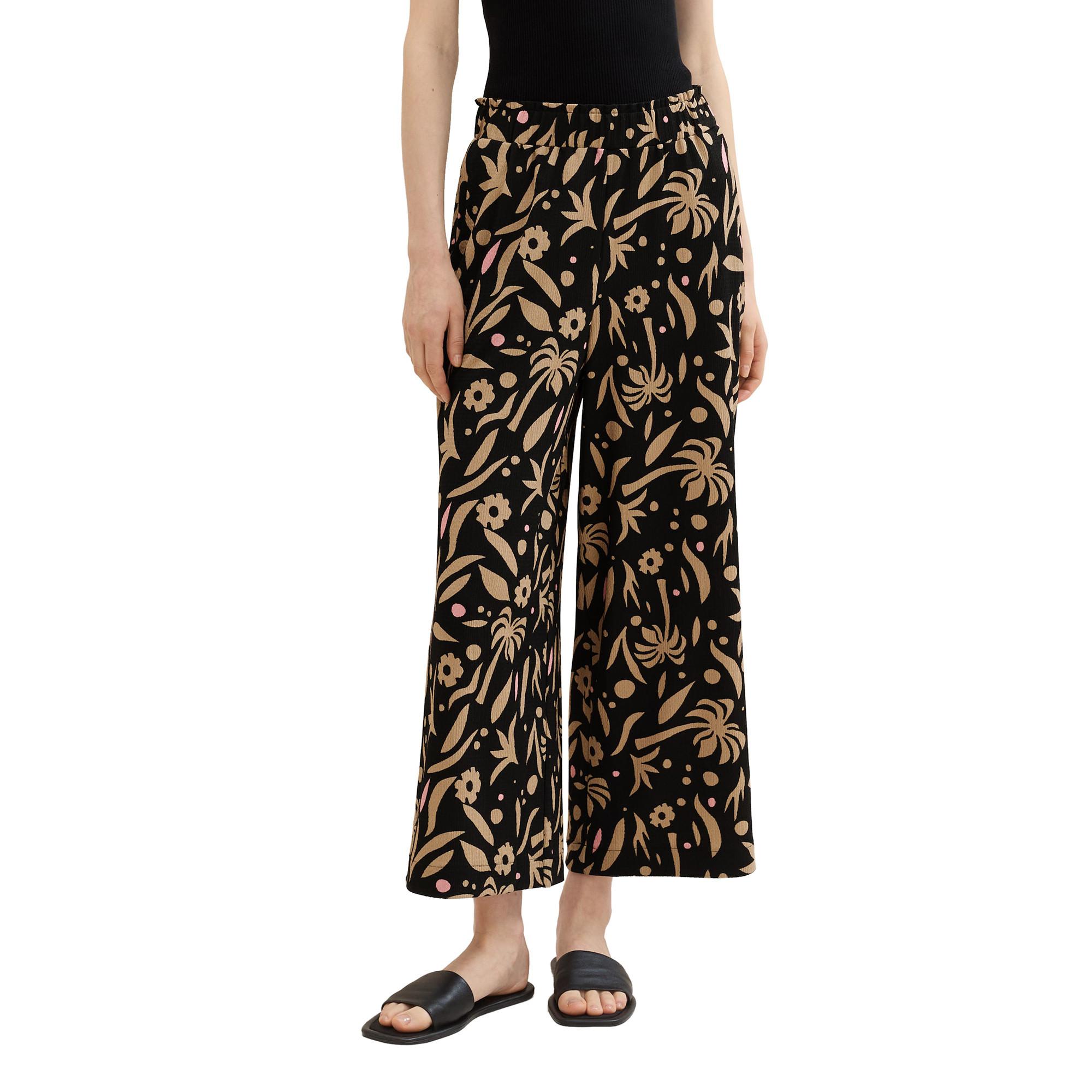 Image of Hose Damen Schwarz Bedruckt L