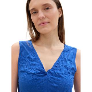 TOM TAILOR Crinkle Top Sans Manches Col V  