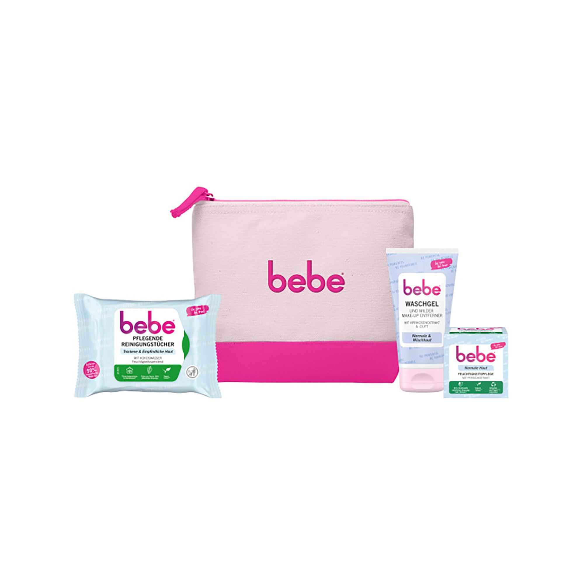 Bébé Set per la cura del viso con borsa per cosmetici  