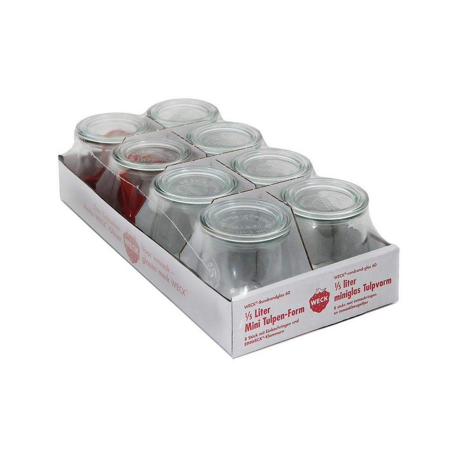 WECK Einmachgläser-Set Mini-Tulpe 