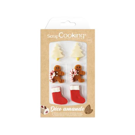 ScrapCooking Sucre de décoration Pâte d'amande X-Mas 