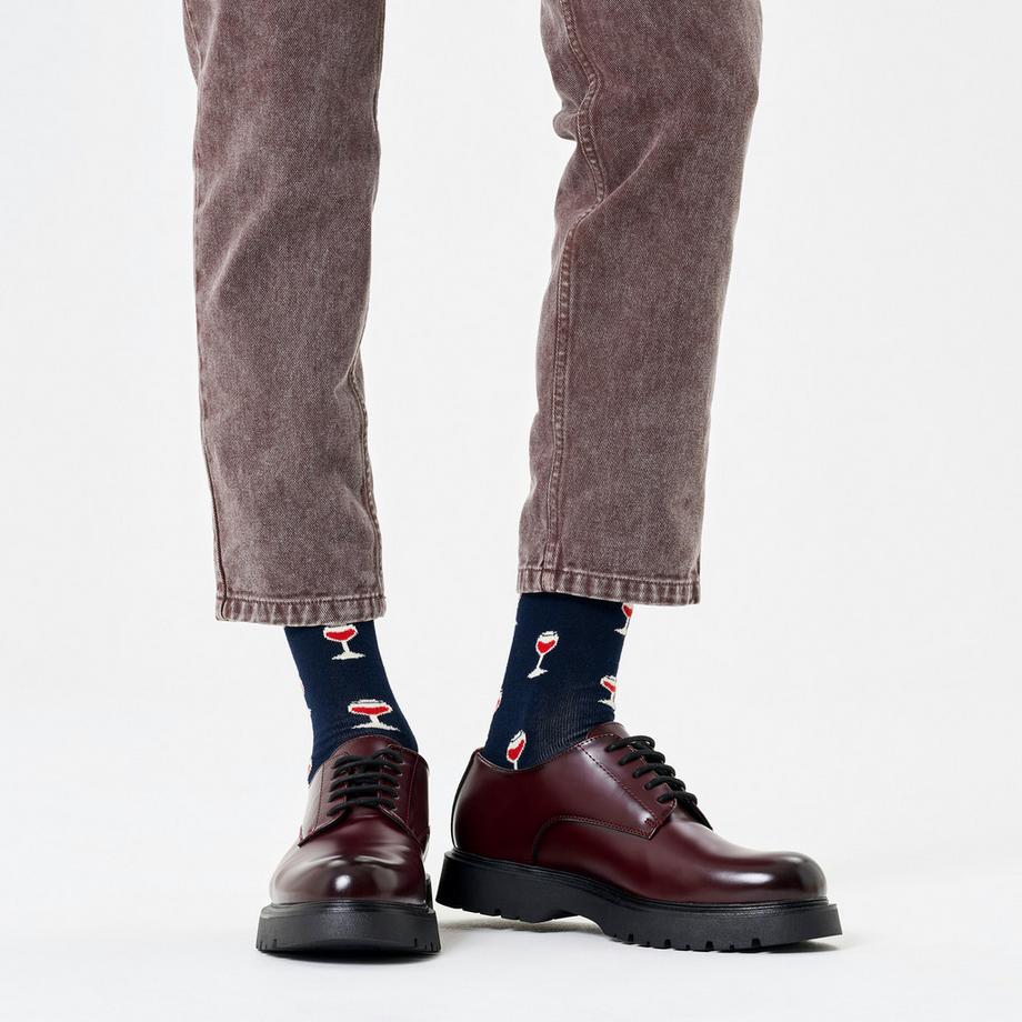 Happy Socks Glass Of Wine Wadenlange Socken  