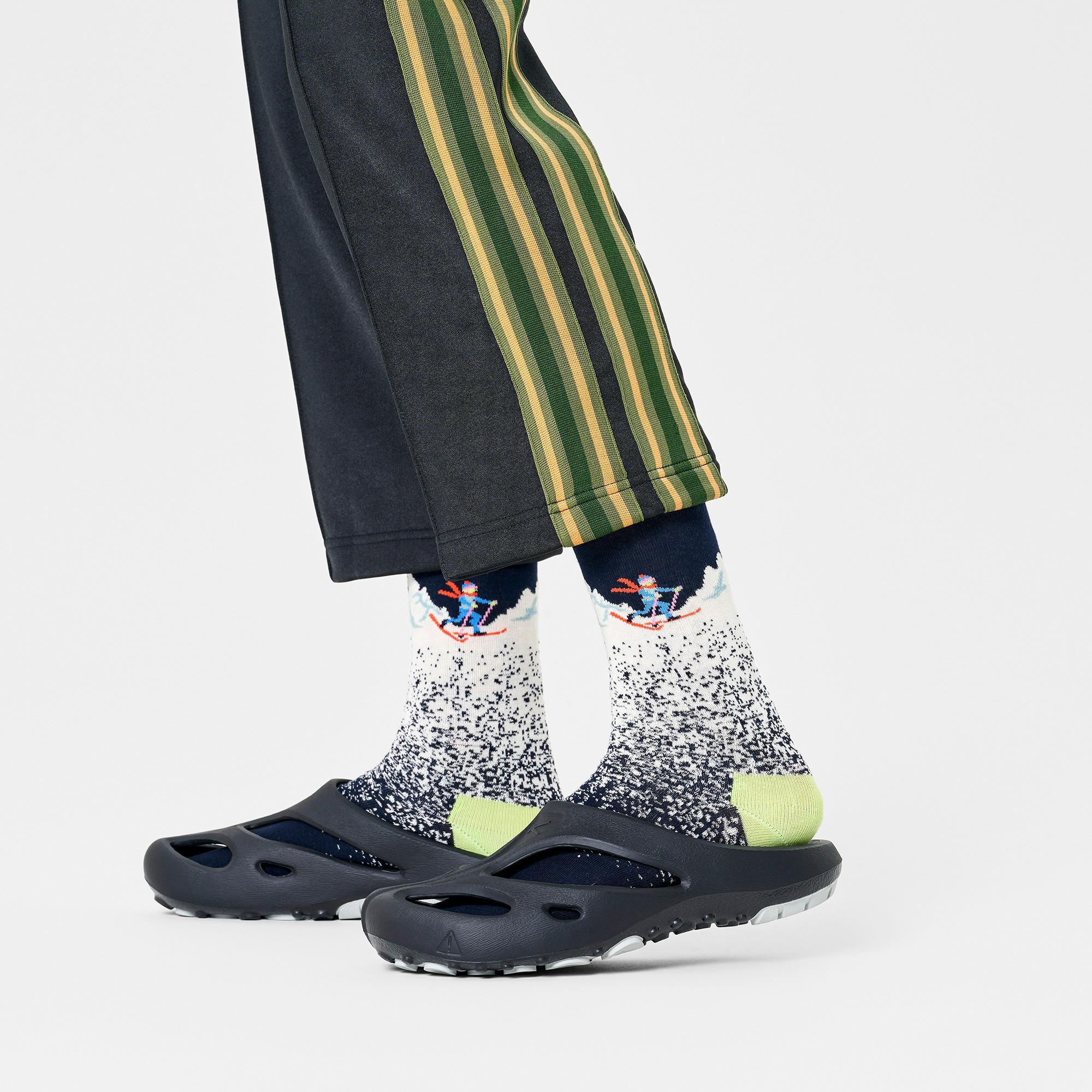 Happy Socks Snowy Night Wadenlange Socken  