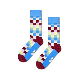 Happy Socks Dizzy Check Sock Chaussettes hauteur mollet 