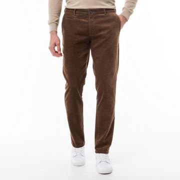 Pantaloni, chino, in velluto, slim fit