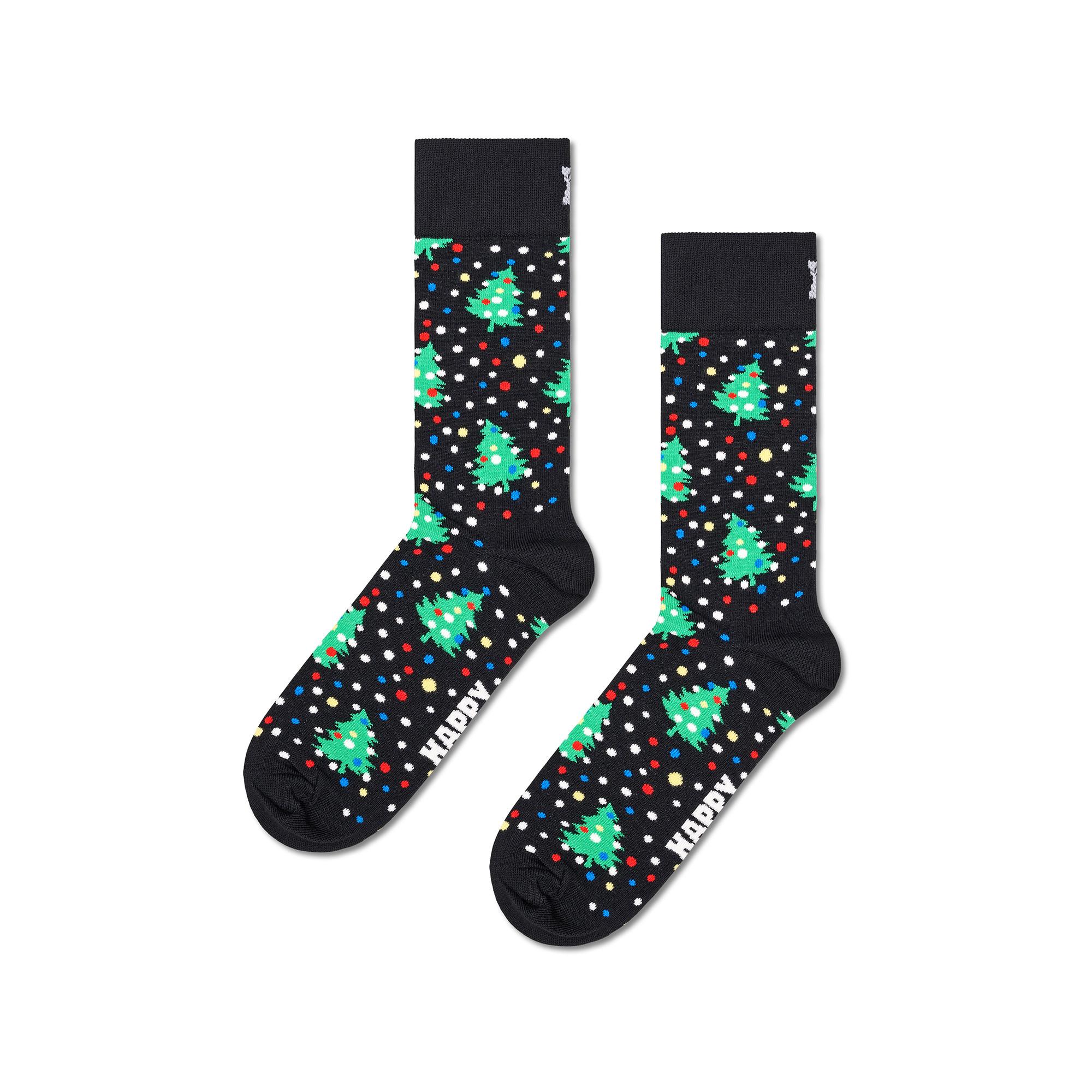 Happy Socks Holiday Tree Gift Set Calze Crew Duopack  