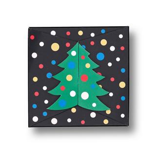 Happy Socks Holiday Tree Gift Set Chaussettes Crew Duopack  