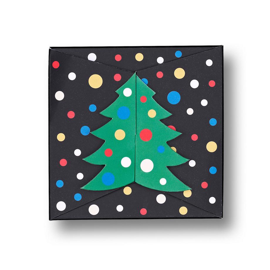 Happy Socks Holiday Tree Gift Set Crew Socken Duopack  