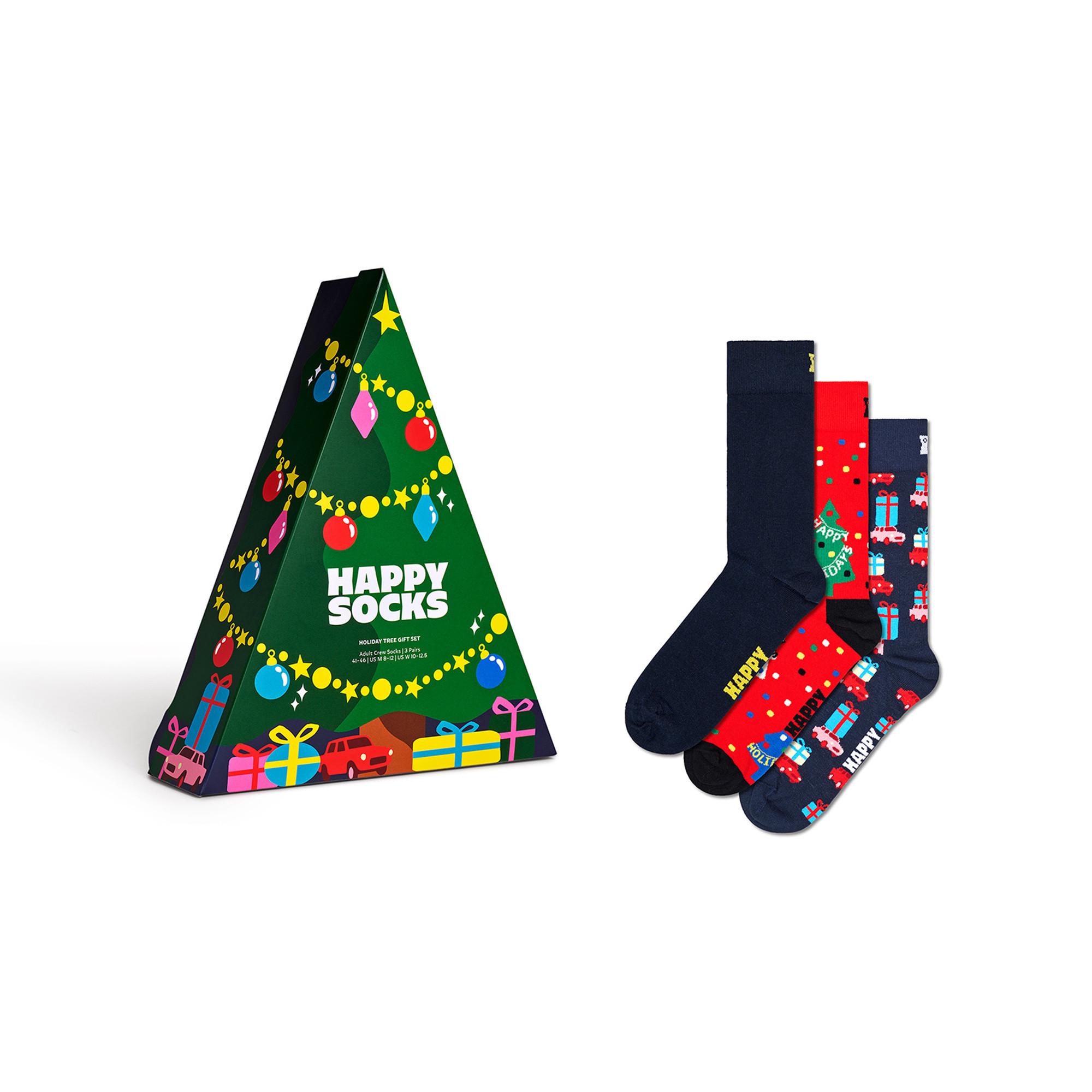 Happy Socks 3-Pack Holiday Tree Gift Set Triopack, wadenlange Socken 