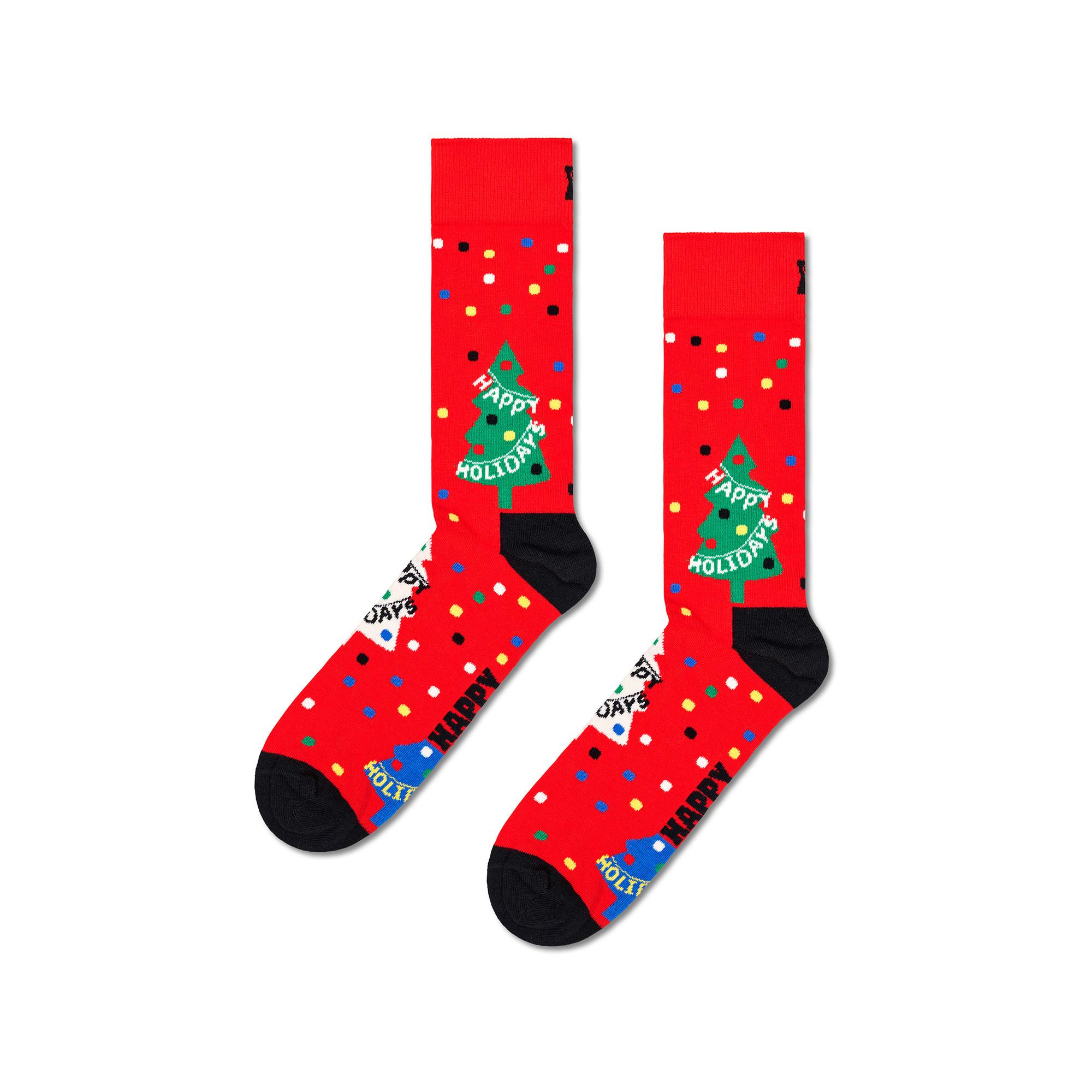 Happy Socks 3-Pack Holiday Tree Gift Set Triopack, wadenlange Socken 