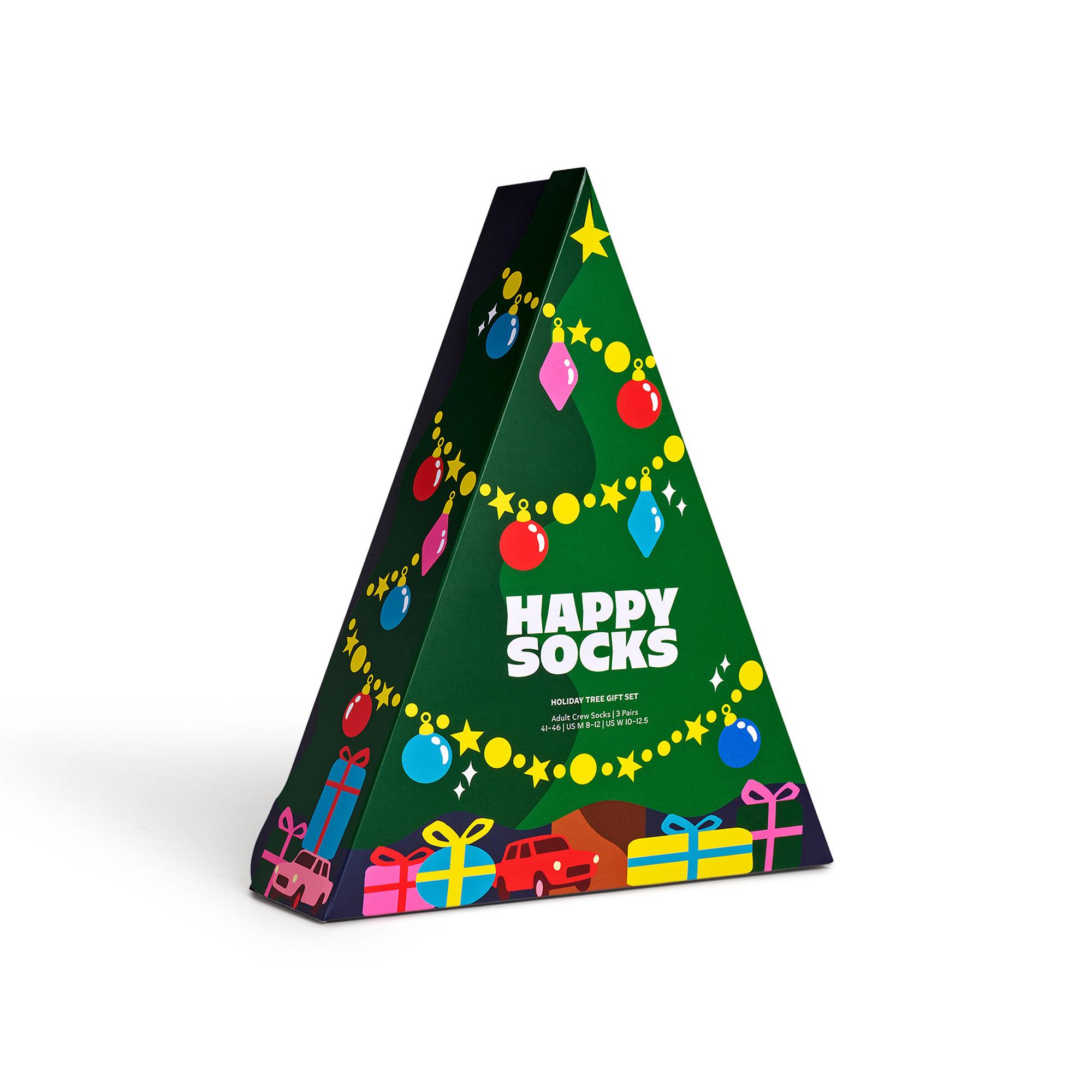 Happy Socks 3-Pack Holiday Tree Gift Set Triopack, wadenlange Socken 