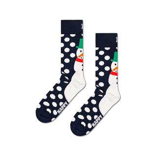 Happy Socks 3-Pack Holiday Navy Gift Set Lot de 3 paires de chaussettes, hauteur mollet 