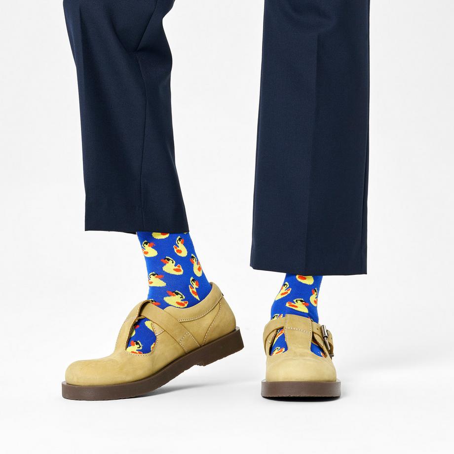 Happy Socks Rubber Duck Wadenlange Socken  