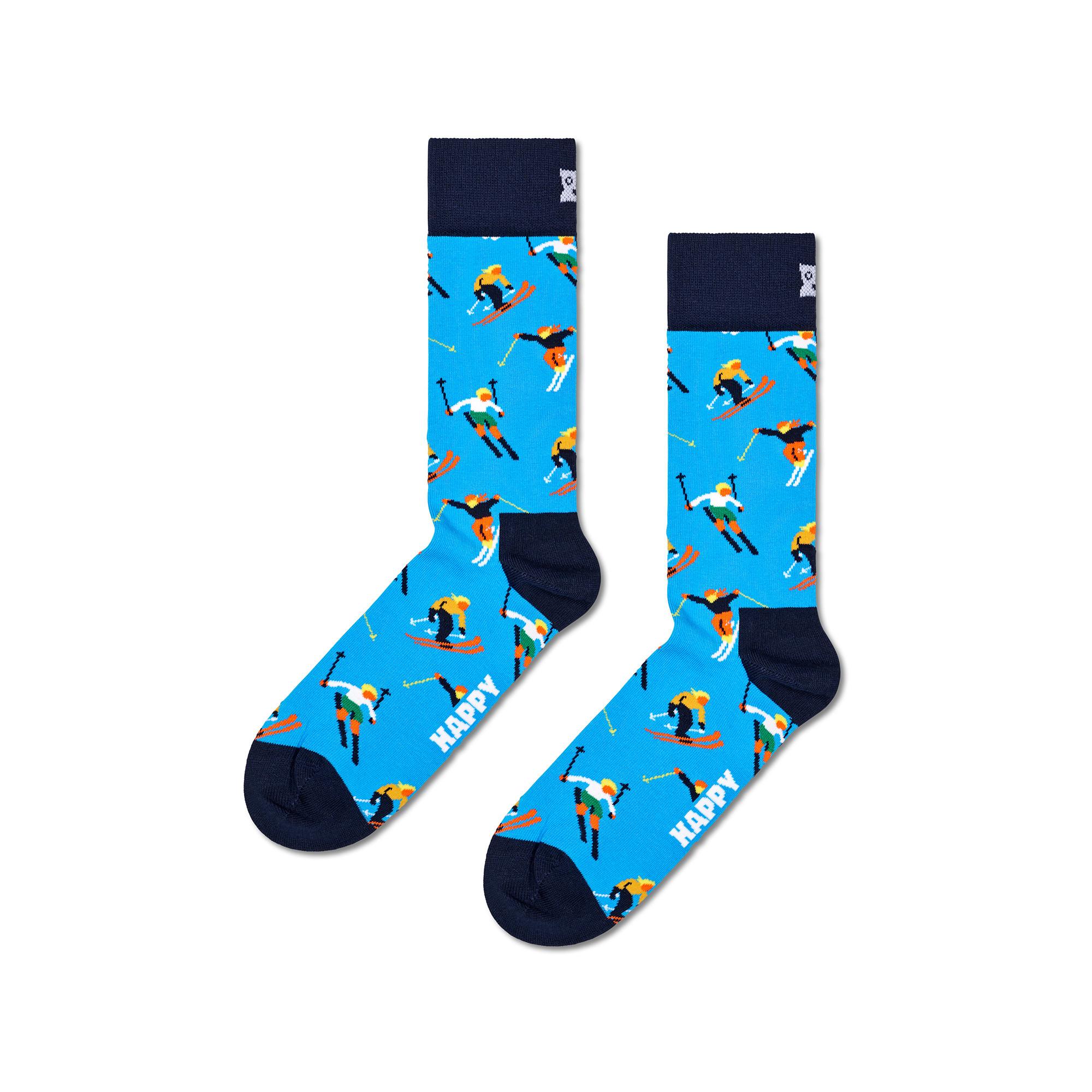 Happy Socks 2-Pack Skiing Chalet Gift Set Wadenlange Socken 