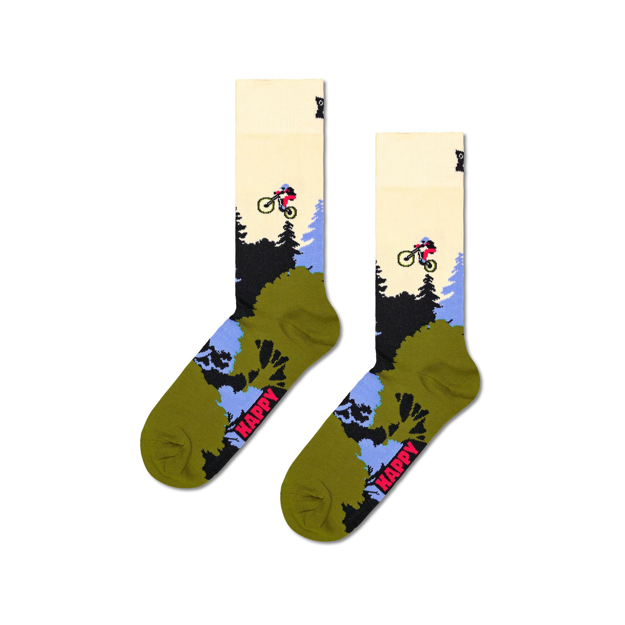 Happy Socks Mountain Bike Sock Wadenlange Socken 