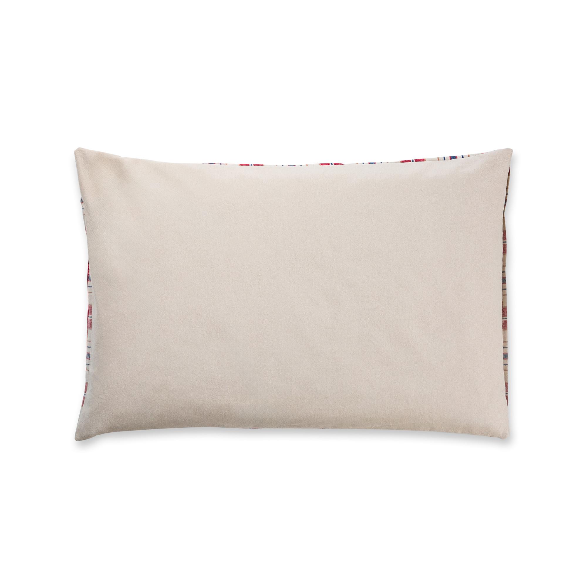 Manor Foresto Taie d'oreiller à carreaux en flanelle  