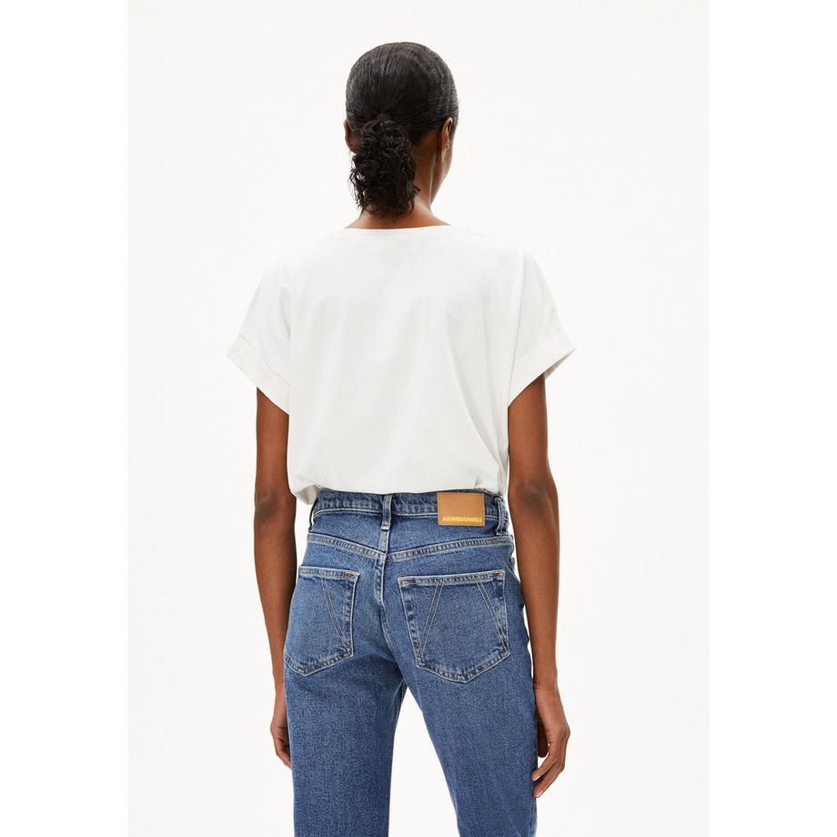 ARMEDANGELS T-shirt con maniche risvoltate  