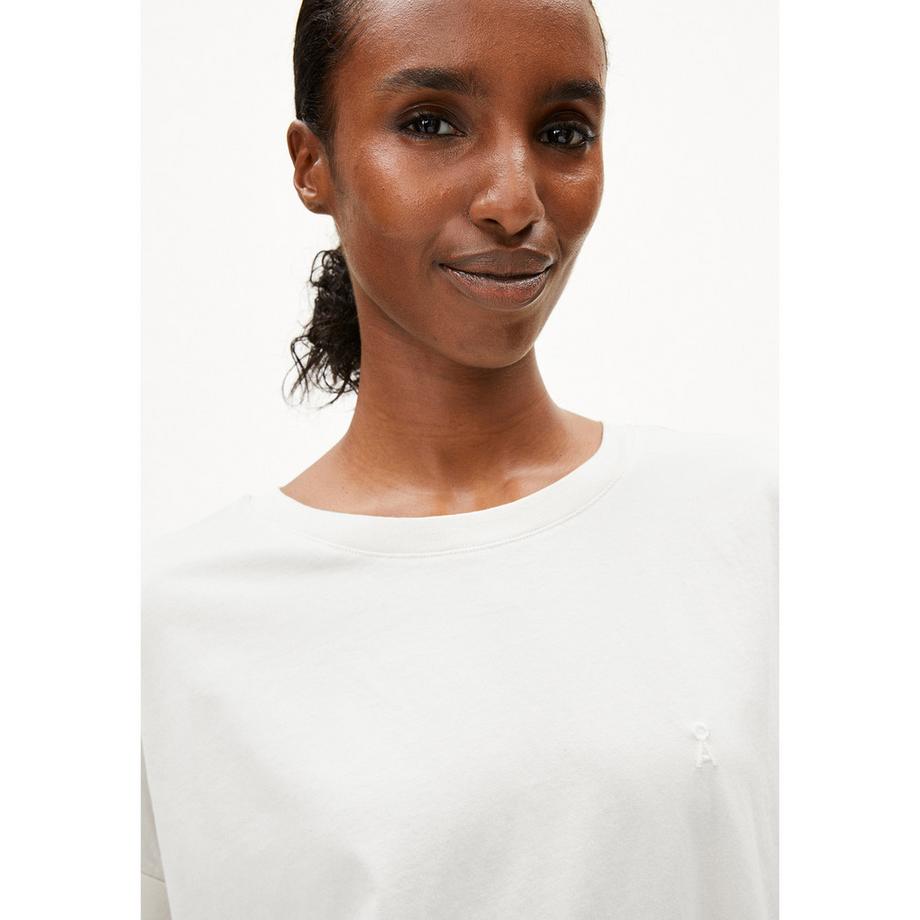 ARMEDANGELS T-shirt con maniche risvoltate  