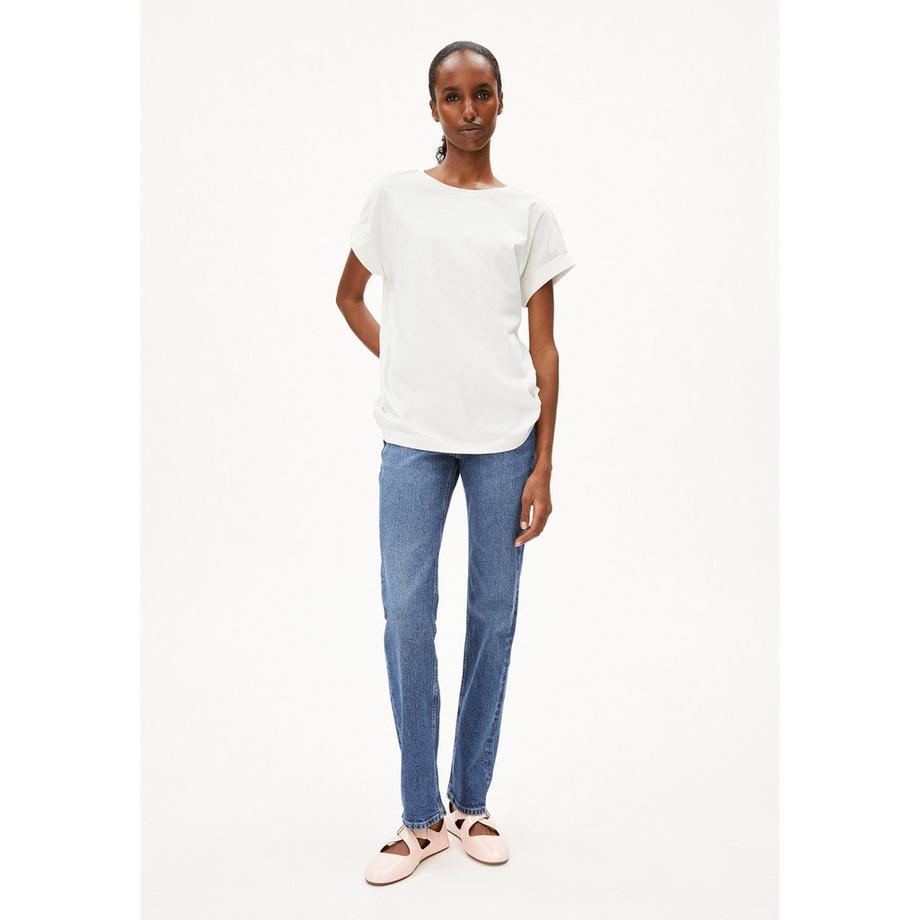 ARMEDANGELS T-shirt con maniche risvoltate  