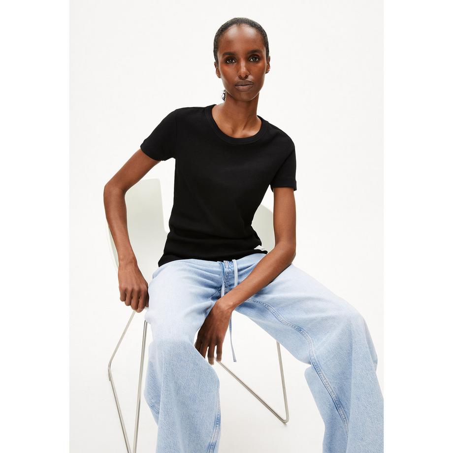 ARMEDANGELS T-shirt a costine a maniche corte  