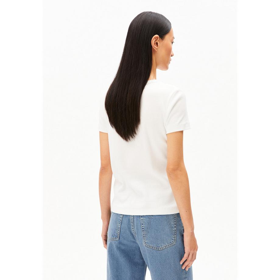 ARMEDANGELS T-shirt côtelé à manches courtes  