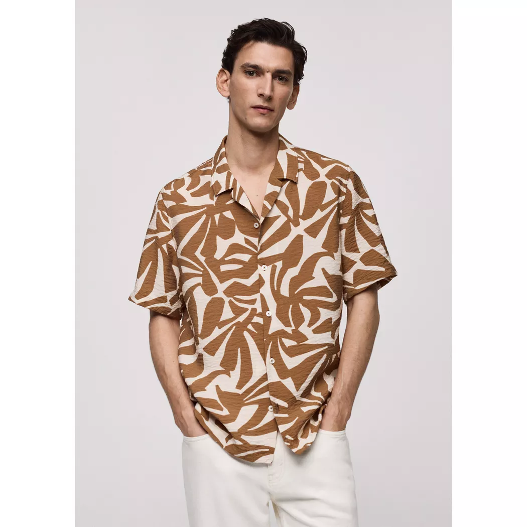 Mango Man - Hemd, Regular Fit, langarm, für Herren, Mokassin, Größe XL