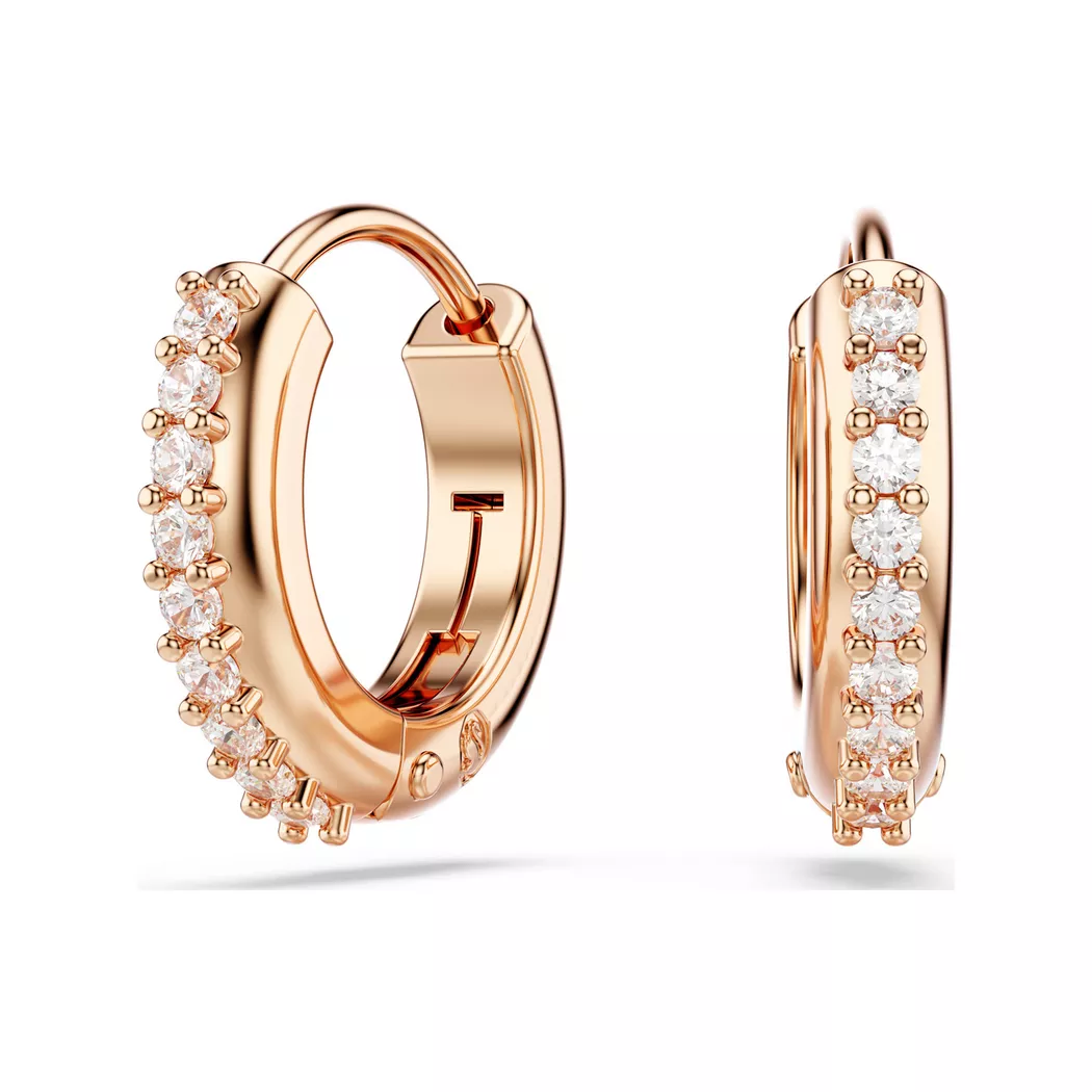 Swarovski - Creolen, Matrix, One Size, Roségoldfarben