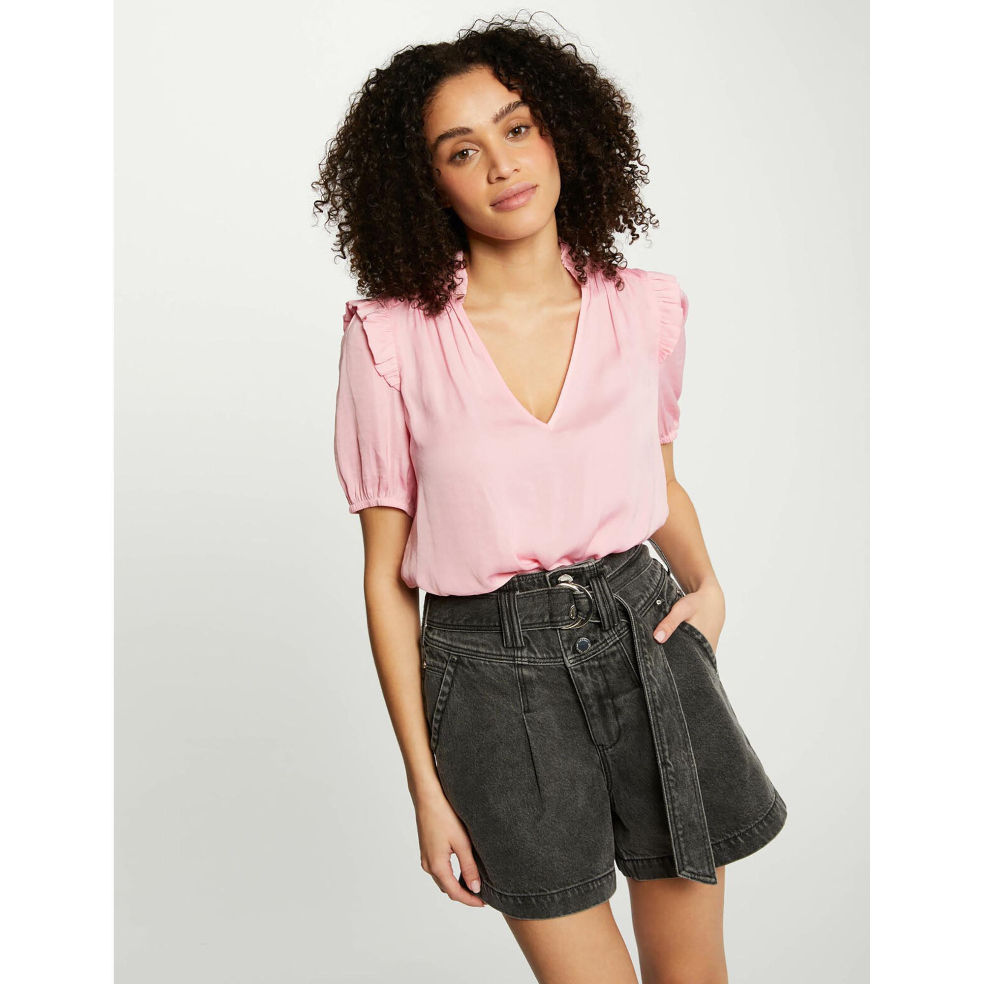 Image of Bluse Damen Rosa 36