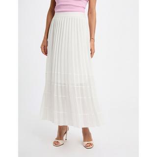 MORGAN Plissierter Ausgestellter Maxirock  