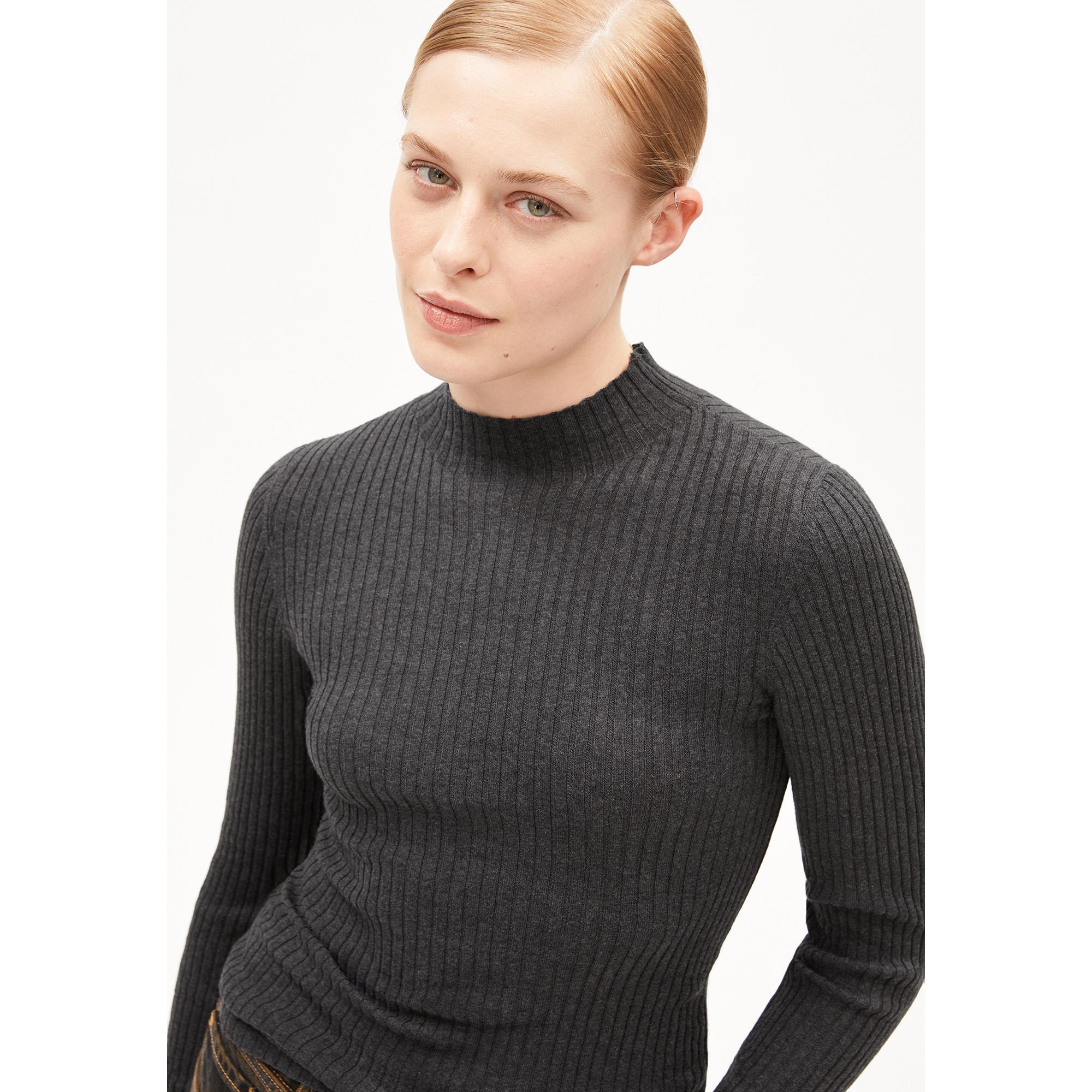 ARMEDANGELS Alaania Top Côtelé Manches Longues  