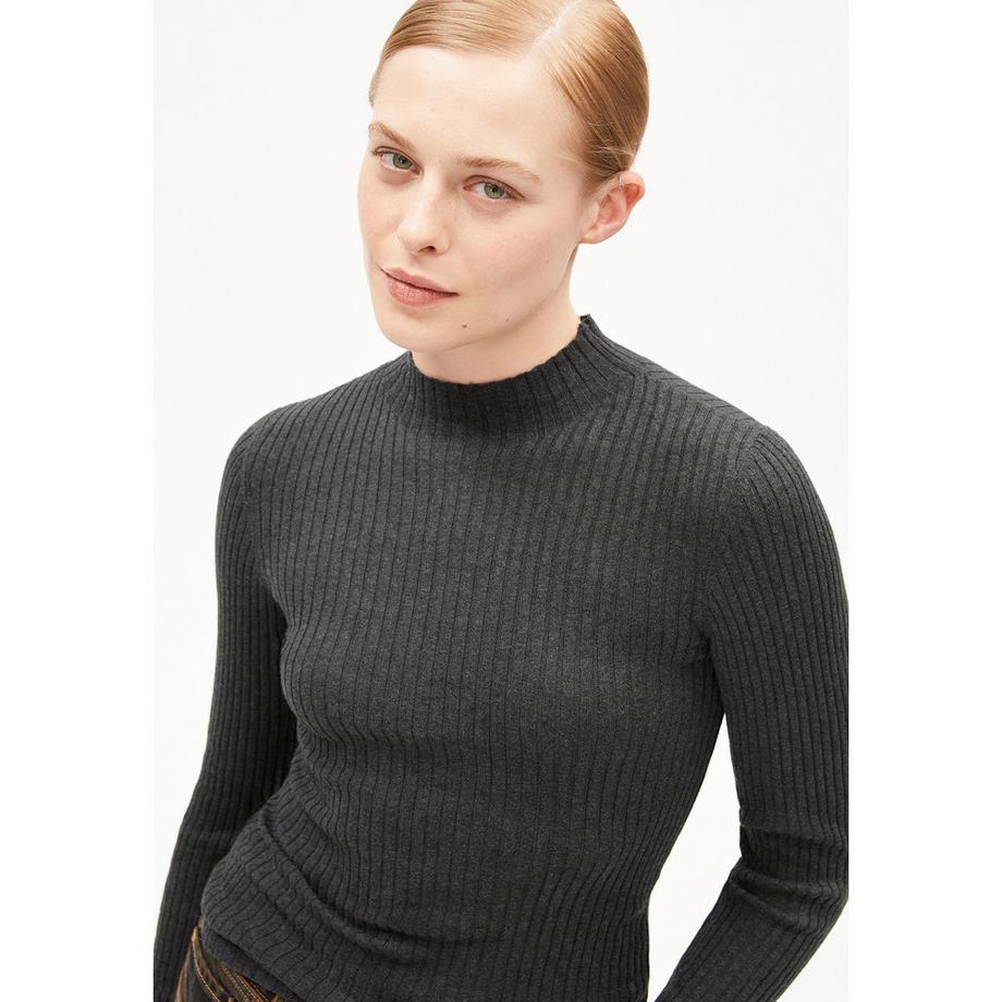 ARMEDANGELS ALAANIA Geripptes Langarm Top  