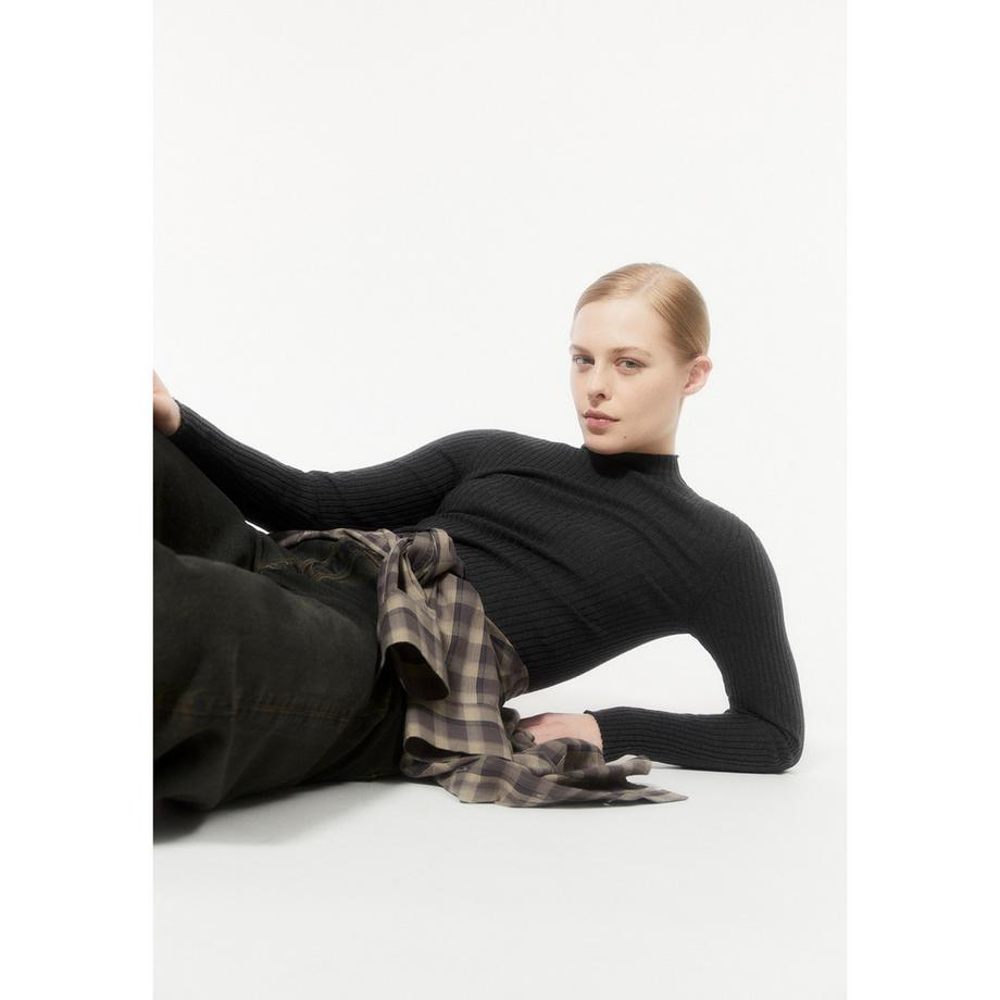 ARMEDANGELS ALAANIA Geripptes Langarm Top  