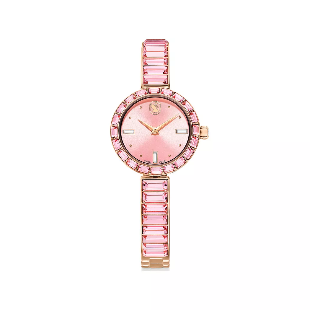 Swarovski - Analoguhr, Lucent Bangle, One Size, Roségoldfarben 2