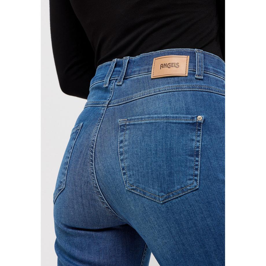 ANGELS Darleen Crop Slim Fit Bootcut Jeans  