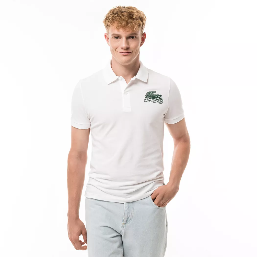 Lacoste - Polo - Taille T7 Blanc homme