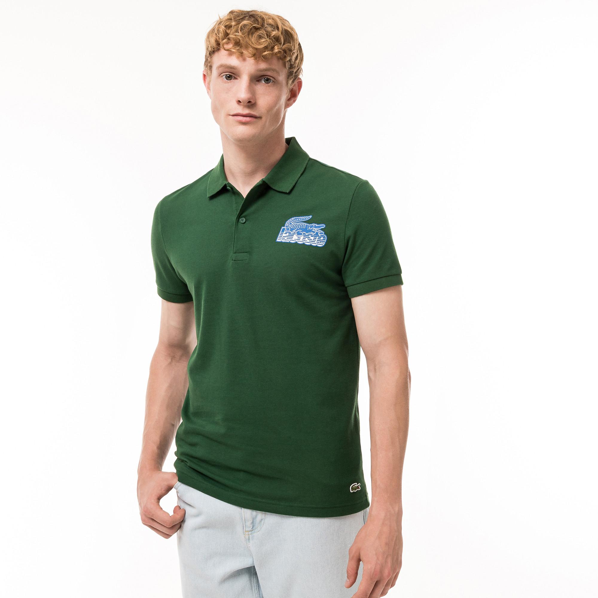 Image of Poloshirt, Kurzarm Herren Waldgrün T3