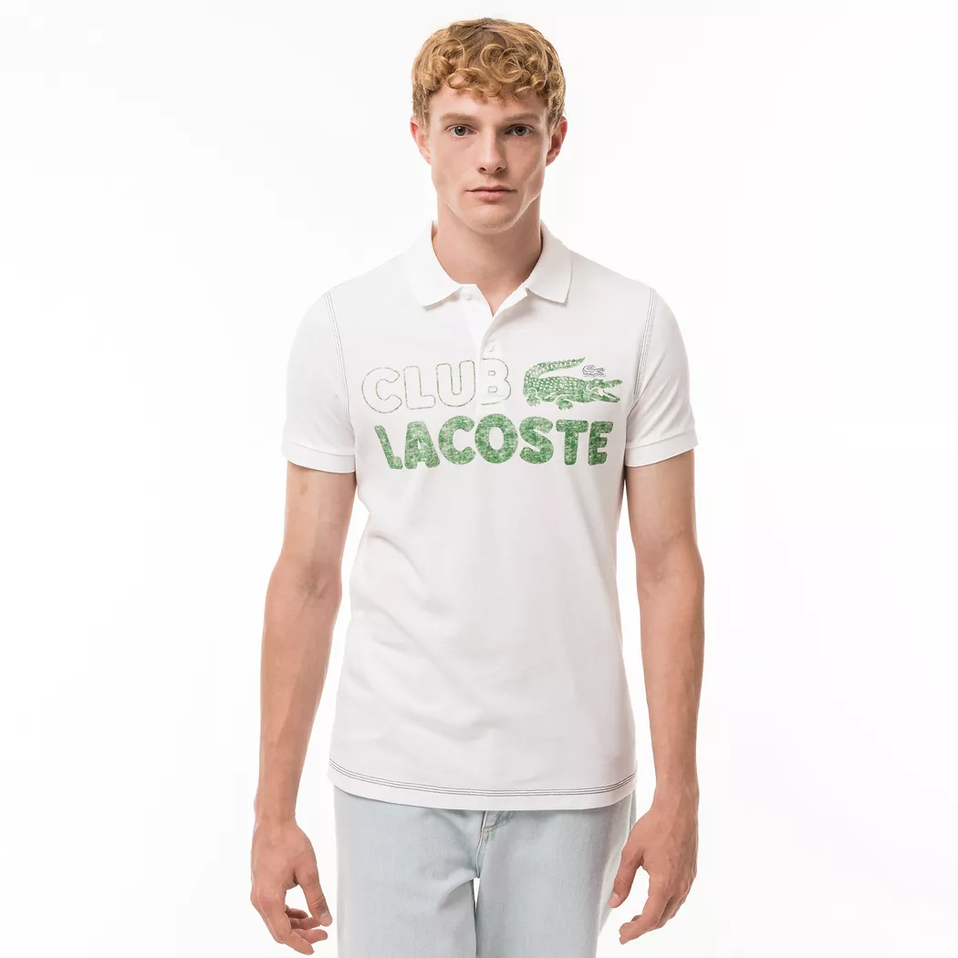 Lacoste - Poloshirt, kurzarm, für Herren, Weiss, Größe S (T3)