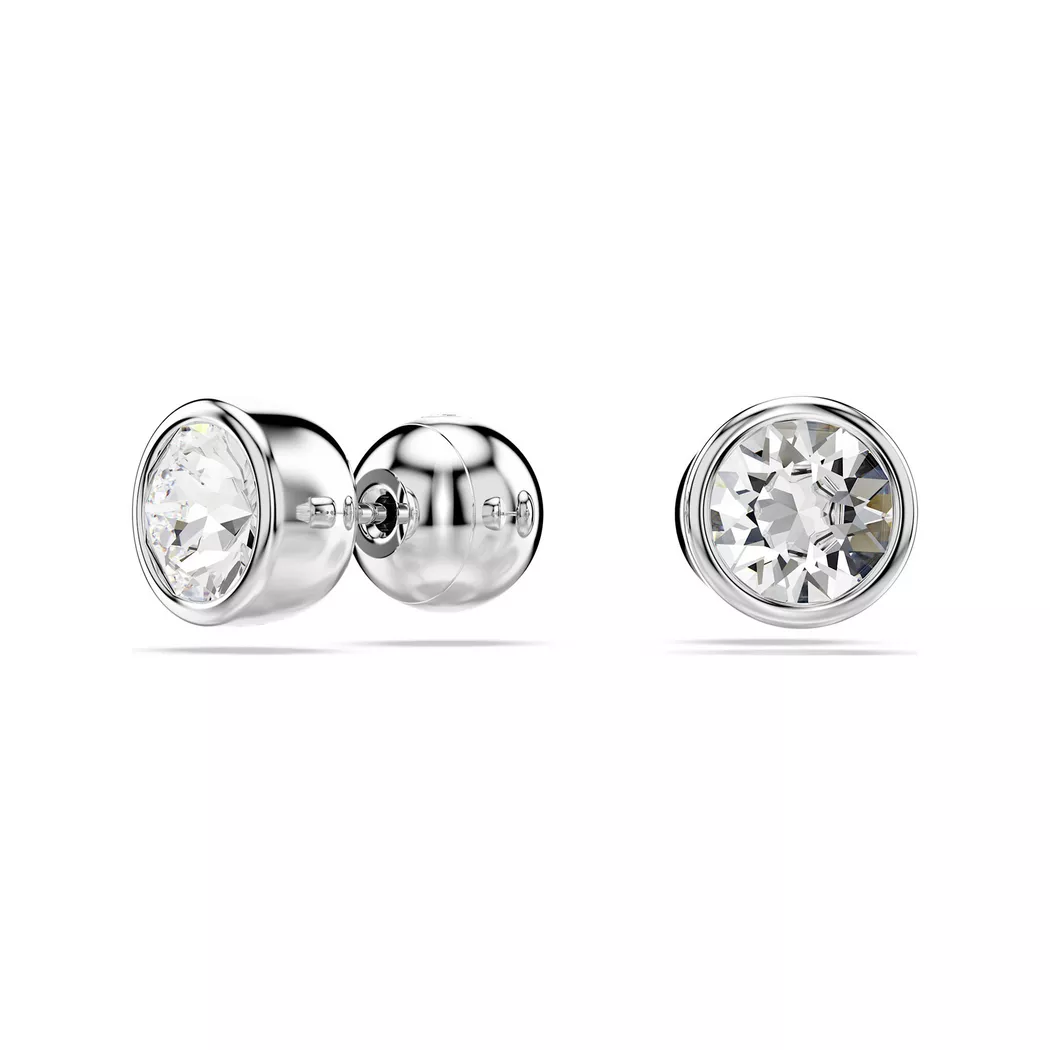 Swarovski - Ohrstecker, Imber, One Size, Silberfarben