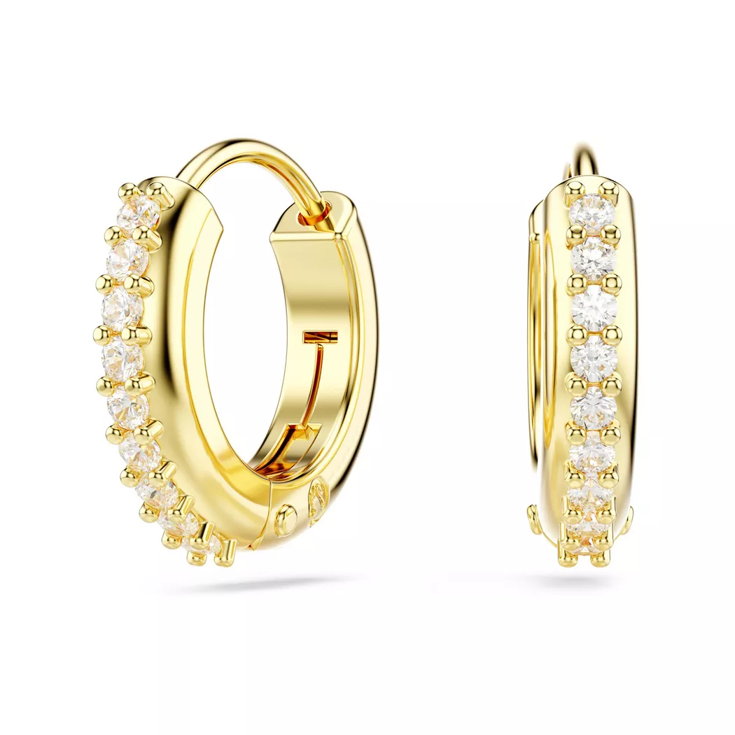 Swarovski - Creolen, Matrix, One Size, Goldfarben 2