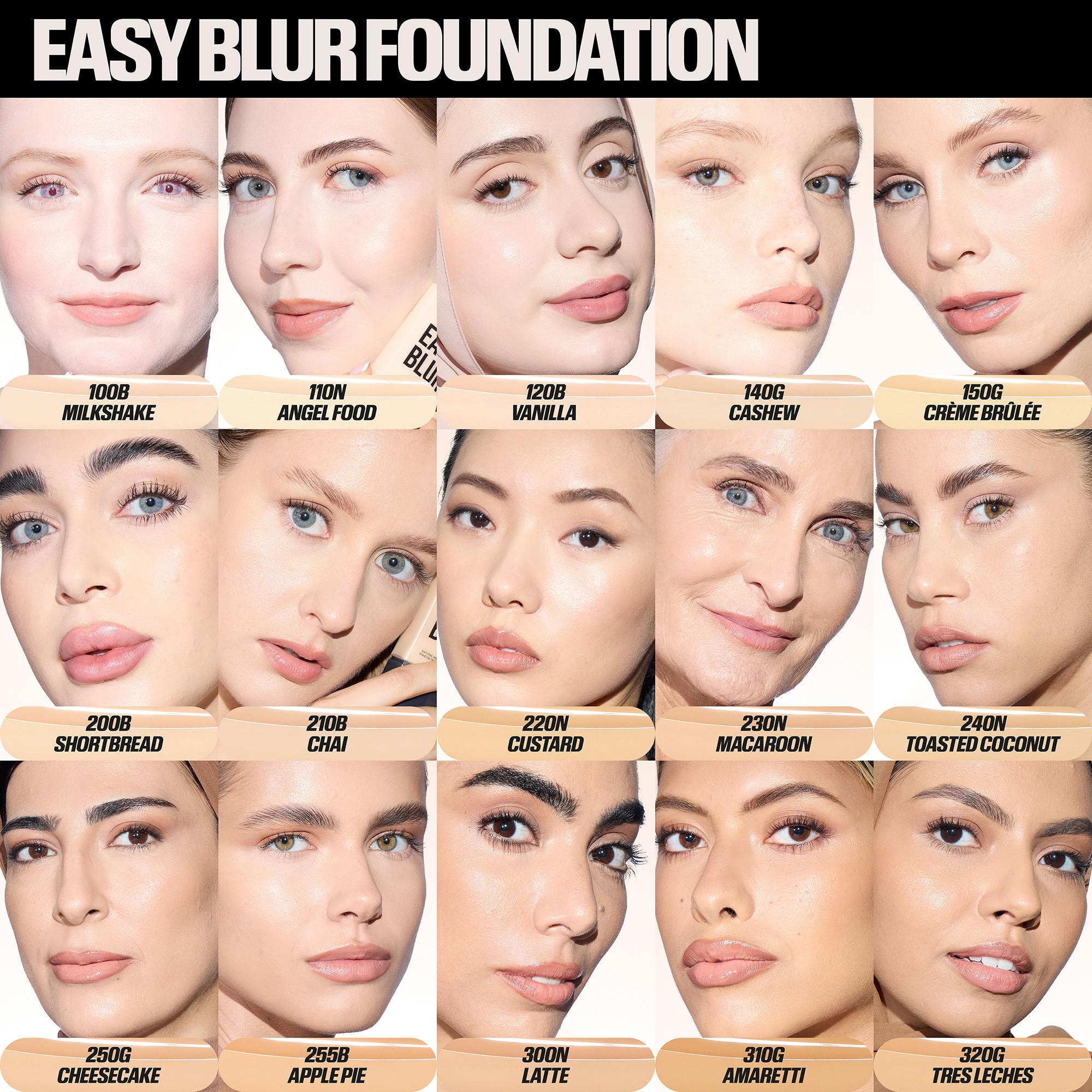 Huda Beauty  Easy Blur Natural Airbrush Foundation -  für eine Filter-Finish Base 