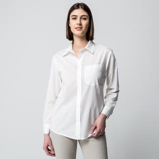 Manor Woman soft cotton Camicetta, maniche lunghe 