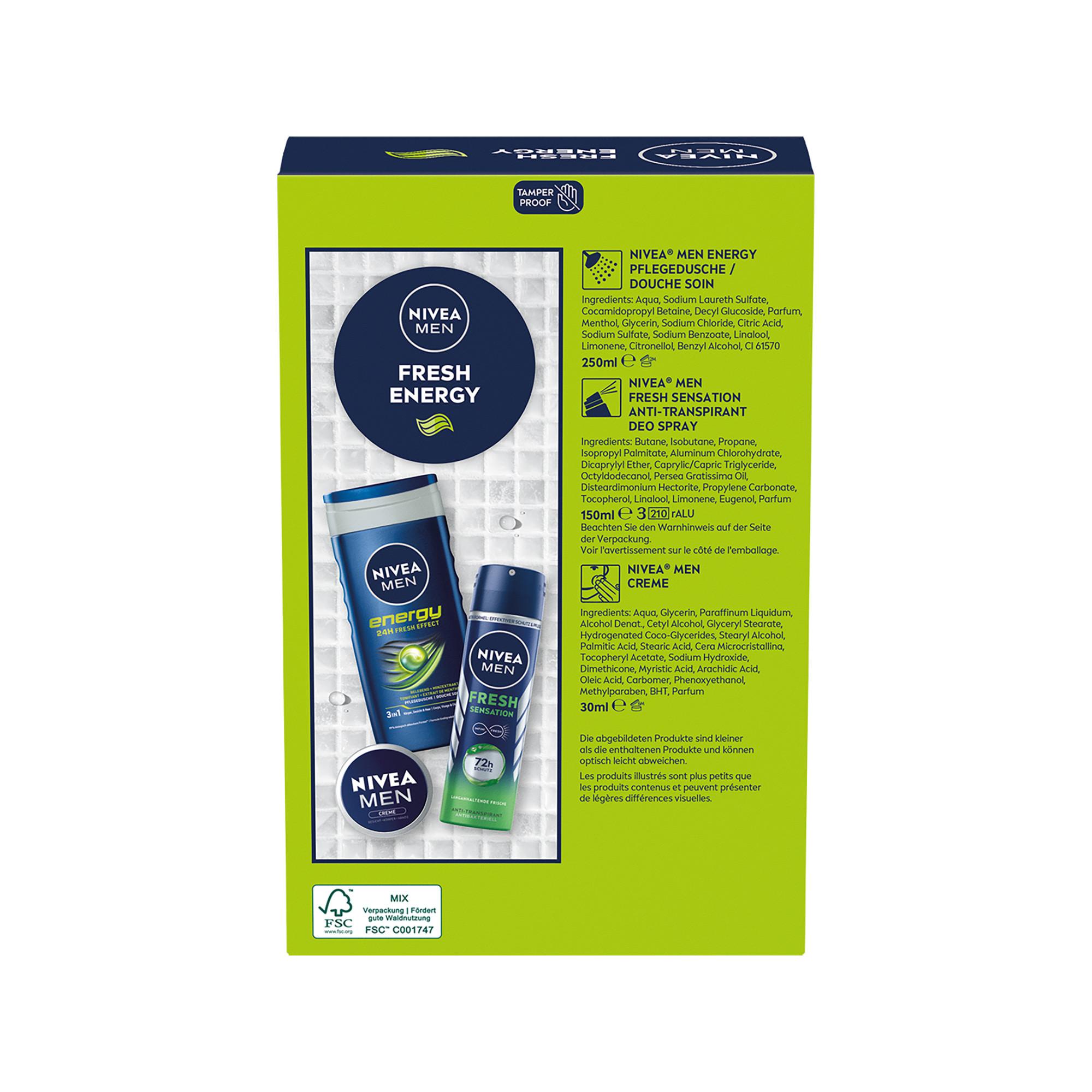 NIVEA  MEN Geschenkset Fresh Energy 