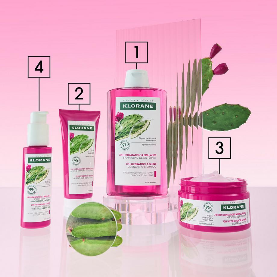 KLORANE Feigenkaktus & Hyaluronsäure Feuchtigkeits- &  glanzspendendes Serum  